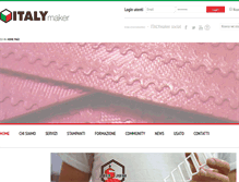 Tablet Screenshot of italymaker.com